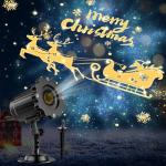 3D Christmas Projector Lights - Santa Sleigh Magic