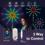 Smart Fireworks LED Lights with Music Sync