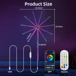 Smart Fireworks LED Lights with Music Sync