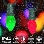 25 Pack C7 Multicolor Christmas Light Bulbs
