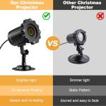 3D Christmas Projector Lights - Santa Sleigh Magic