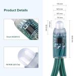 50 LED Waterproof RGB Music Sync String Lights