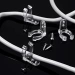 200 LED Rope Light Clips with Mounting Screws