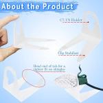 100 Pack Christmas Light Clips for Easy Setup