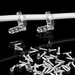 200 LED Rope Light Clips with Mounting Screws