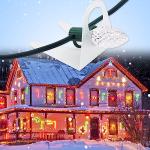 100 Pack Christmas Light Clips for Easy Setup