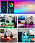 Acrylic RGB Headphone Stand with Music Sync Lights