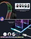 Acrylic RGB Headphone Stand with Music Sync Lights