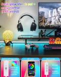 Acrylic RGB Headphone Stand with Music Sync Lights