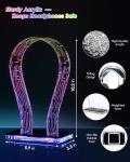 Acrylic RGB Headphone Stand with Music Sync Lights