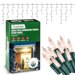 Tupkee Music-Synchronized Icicle Christmas Lights
