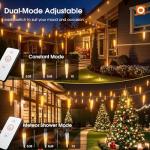 Addlon 50FT Remote-Controlled Music Sync Christmas Lights