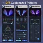 App-Controlled DJ Laser Light for Music Sync