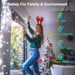 66FT LED Christmas String Lights with Music Sync