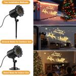 3D Christmas Projector Lights - Santa Sleigh Magic