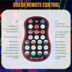 Sound Activated DJ Disco Laser Lights with Remote