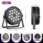 Waterproof RGBW Par Light for Music Shows