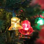 Musical Bell String Lights with 25 Holiday Songs