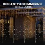 Tupkee Music-Synchronized Icicle Christmas Lights