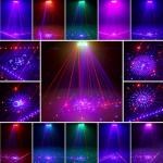 Sound Activated DJ Disco Laser Lights with Remote