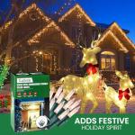 Tupkee Music-Synchronized Icicle Christmas Lights