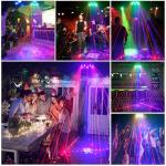Sound Activated DJ Disco Laser Lights with Remote