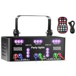 Sound Activated DJ Disco Laser Lights with Remote