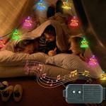 Musical Bell String Lights with 25 Holiday Songs