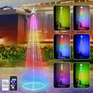 Smart RGB Christmas Tree Lights with Music Sync