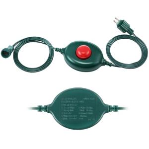 Christmas Lights Power Cord with Foot Switch