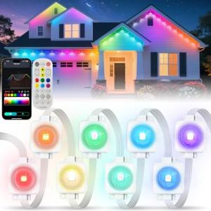 RGB Outdoor Christmas Lights with Music Sync Control