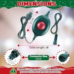 Christmas Lights Power Cord with Foot Switch
