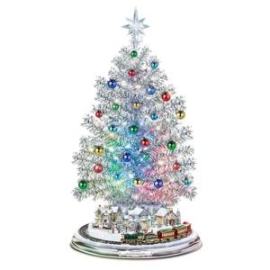 Thomas Kinkade Silver Blessings Music-Sync Lights