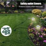 50Ft Outdoor Extension Cord with 6 Outlets