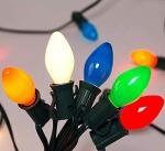 25 Pack C7 Multicolor Christmas Music Sync Bulbs