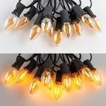C7 LED Music Sync Night Light Bulbs - 25 Pack