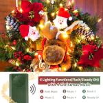 Tcamp 33FT Battery Christmas Lights with Music Sync