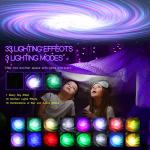 Aurora Projector with 33 Light Effects and Speaker