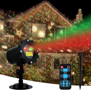 Synchronized Christmas Projector Lights with Remote