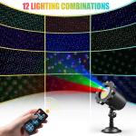 Waterproof RGB Laser Projector Lights for Holidays