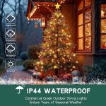 20FT LED Christmas String Lights, 100 Warm White