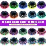 100LED Color Changing Christmas Lights with Remote