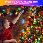 50 LED Solar Christmas Lights with Music Sync