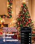 Minetom RGB Smart Christmas Lights, 66ft, App Controlled
