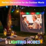 50 LED Solar Christmas Lights with Music Sync