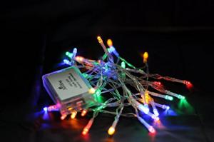 Battery Operated Musical Christmas Lights - 13 ft Twinkle