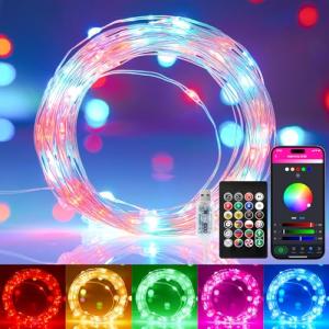 Color Changing Music Sync Fairy String Lights 33ft