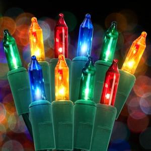 100 Count Multicolor Music Sync Christmas Lights