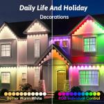 50FT Smart RGB Music Sync Christmas Lights
