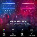 LaluceNatz 40-Inch LED Music Sync Light Bar